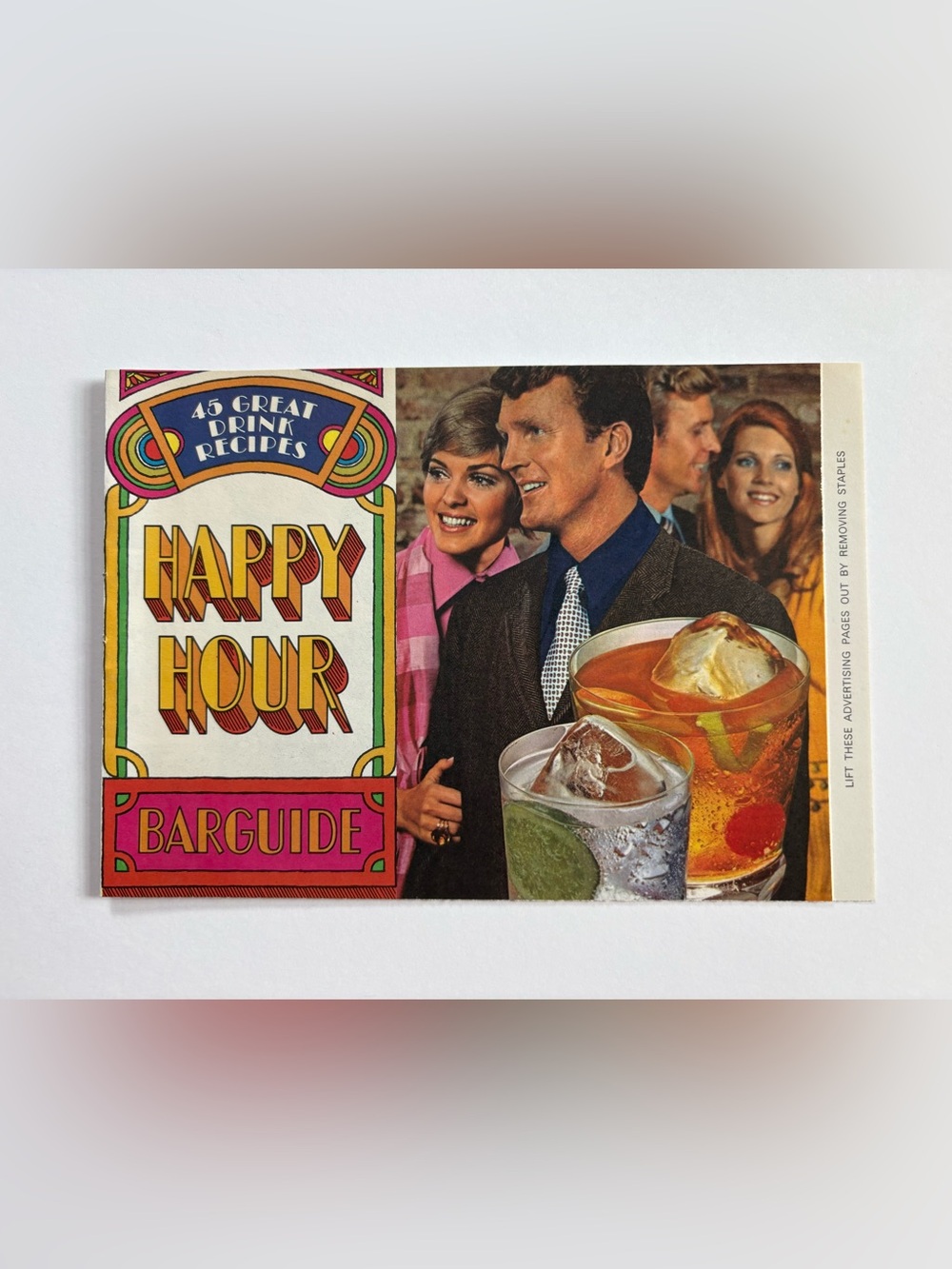 Vintage 1970 Southern Comfort Happy Hour Barguide 45 Drink Recipe Booklet